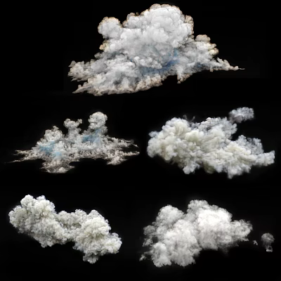 Modern Clouds Clouds Volume Clouds 3d model Modern Clouds Clouds Volume Clouds 3d model