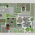Stepping Stones Garden Landscape Design With Natural Stone Path And Various Patterns