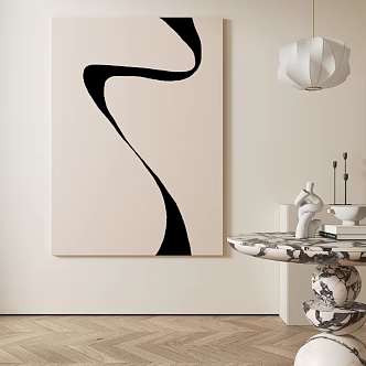 Abstract Decorative Painting Table Ornaments 3d model