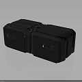Hard Shell Travel Luggage With Metal Locks Side Handles And Strap