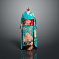 Kimono Beauty Kimono Japanese Kimono Japanese Woman Oriental Woman Asian Woman Woman Female 3d model