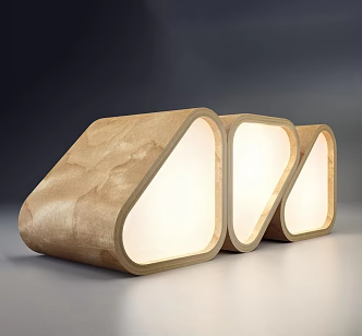 Modern special-shaped table lamp table lamp 3d model