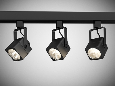 Modern spotlights 3d model