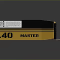 Ballistic Master 12GA Colt Ammunition Box With 40 Rounds Yellow Black Design
