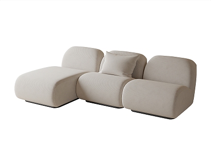 Modern Multiplayer Sofa 3d model