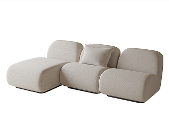 Modern Multiplayer Sofa 3d model