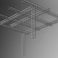 Commercial Equipment Industrial Metal Truss System With Durable Structural Support