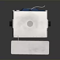 Modern White Lab Equipment With Open Lid Green Grid Display Blue Border And Black Knob