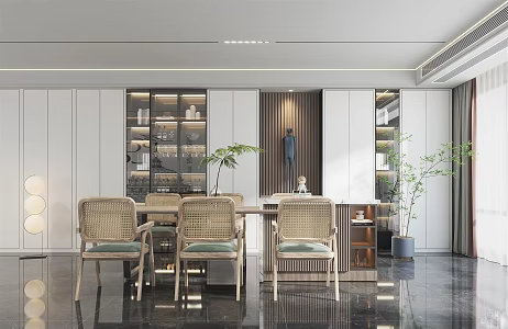 Modern Restaurant 3d model