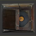 Jukebox Old-fashioned record player film machine Old-fashioned film player record player Old-fashioned record player music equipment 3d model