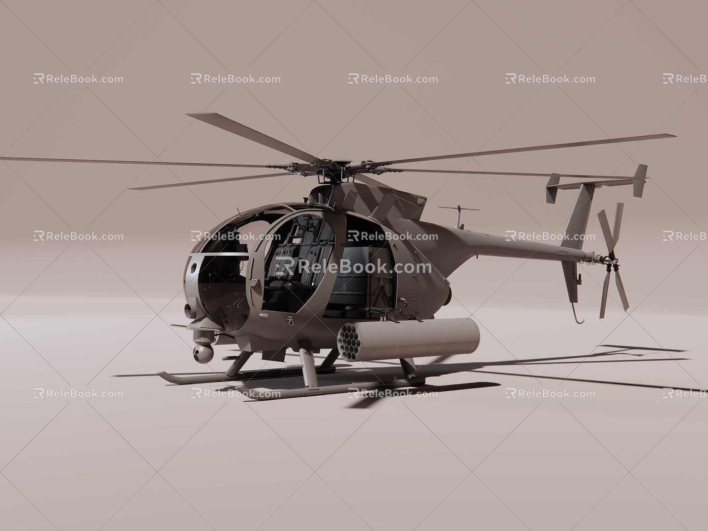 Bird gunship 3d model