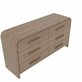 Modern Light Wood Entryway Cabinet Sideboard With Multiple Drawers And Sleek Design
