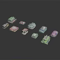 Modern Sci-Fi Equipment Sci-Fi Car Sci-Fi Item Sci-Fi Components High-Tech Components 3d model