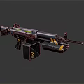 Modern Sci-Fi Gun Sci-Firearms Sci-Fi Game Gun Games Firearms Game Gun 3d model