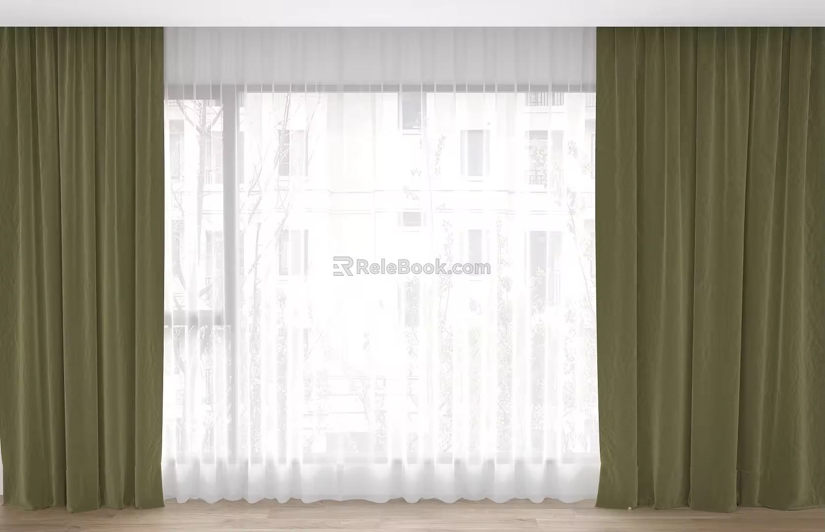 Curtains 3d model