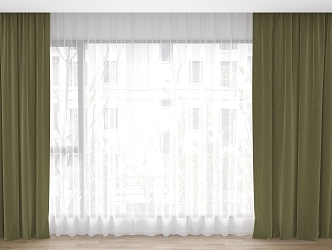 Curtains 3d model