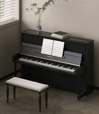 Piano 3d model