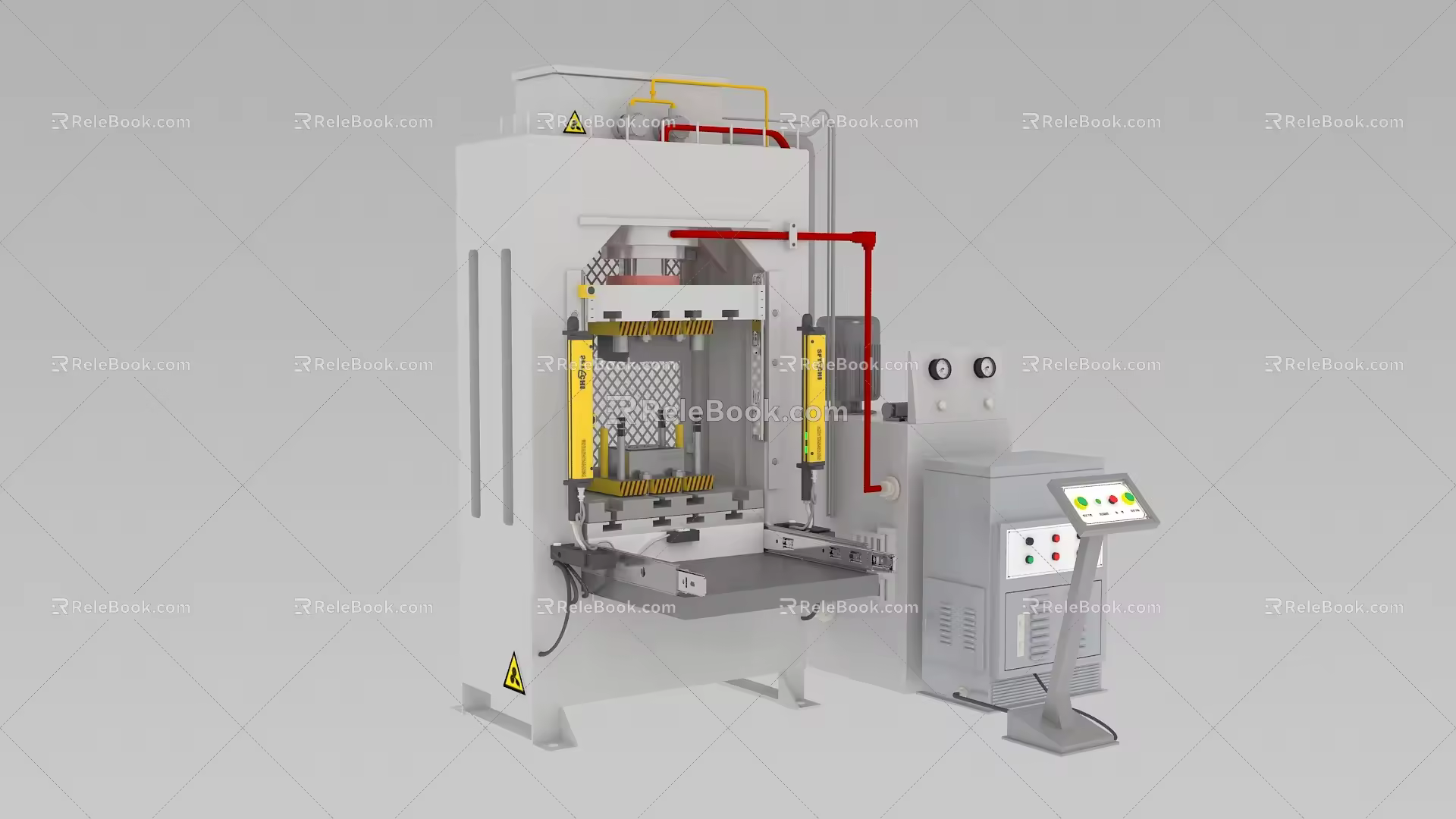modern punching machine 3d model