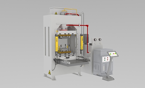 modern punching machine 3d model