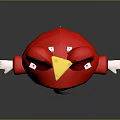 Cute Game Anime Character With Red Hoodie Yellow Hat Decoration Black Hair Blue Eyes And Arms Outstretched
