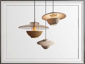 Modern chandelier small chandelier 3d model