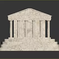 Columns Stone Columns Stone Columns Old Columns Roman Columns Roman Columns Classical Columns Greek Columns 3d model