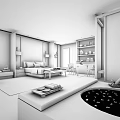 Luxurious Modern Hotel Guest Room With Bathtub Flower Petals And Elegant Decor