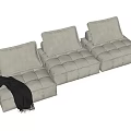 Modern Multiplayer Sofa 3d model