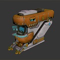 sci-fi terminal sci-fi workstation sci-fi base sci-fi building sci-fi item sci-fi component 3d model