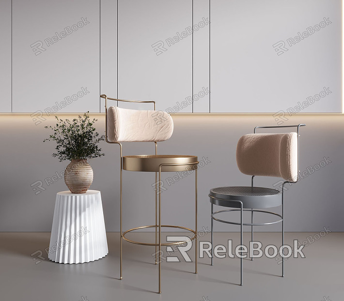 Modern Bar Chair Dining Chair model