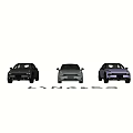LYNK&CO Model Cars In Various Colors Arranged In A Row
