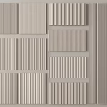 Various Textured Wall Paneling Designs With Grooved And Patterned Surfaces For Interior Decor