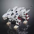 Modern Machine Dinosaur Mechanical Dinosaur Mechanical Monster Machine Monster 3d model