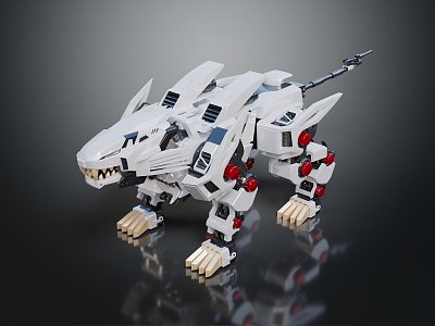 Modern Machine Dinosaur Mechanical Dinosaur Mechanical Monster Machine Monster 3d model