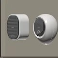 Modern Beko Wall Mounted Washing Machine In White With Window Blinds Design