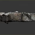 Ancient Ruins Scenic Landscape Featuring Weathered Stone Walls And Historical Structure Remains