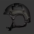 Tactical Helmet Clothing Accessory With Camera Mount And Adjustable Straps 3d model