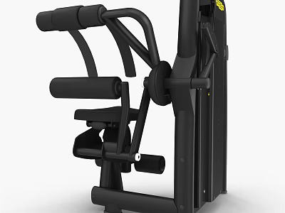 Professional Durable Strength Training Equipment With Adjustable Seats And Metal Frame 3d model