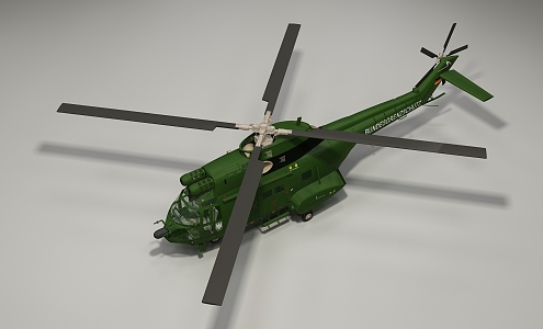 Modern Helicopter 3d model