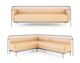 Modern Combination Sofa Creative Sofa 3d model