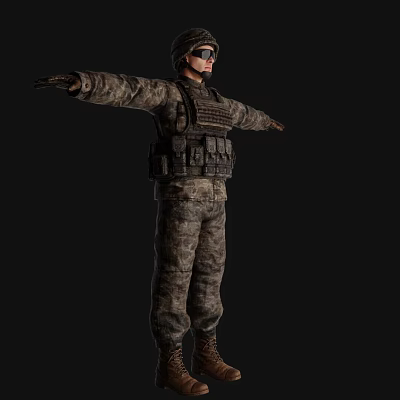 Special Forces U.S. Army Marines 3d model