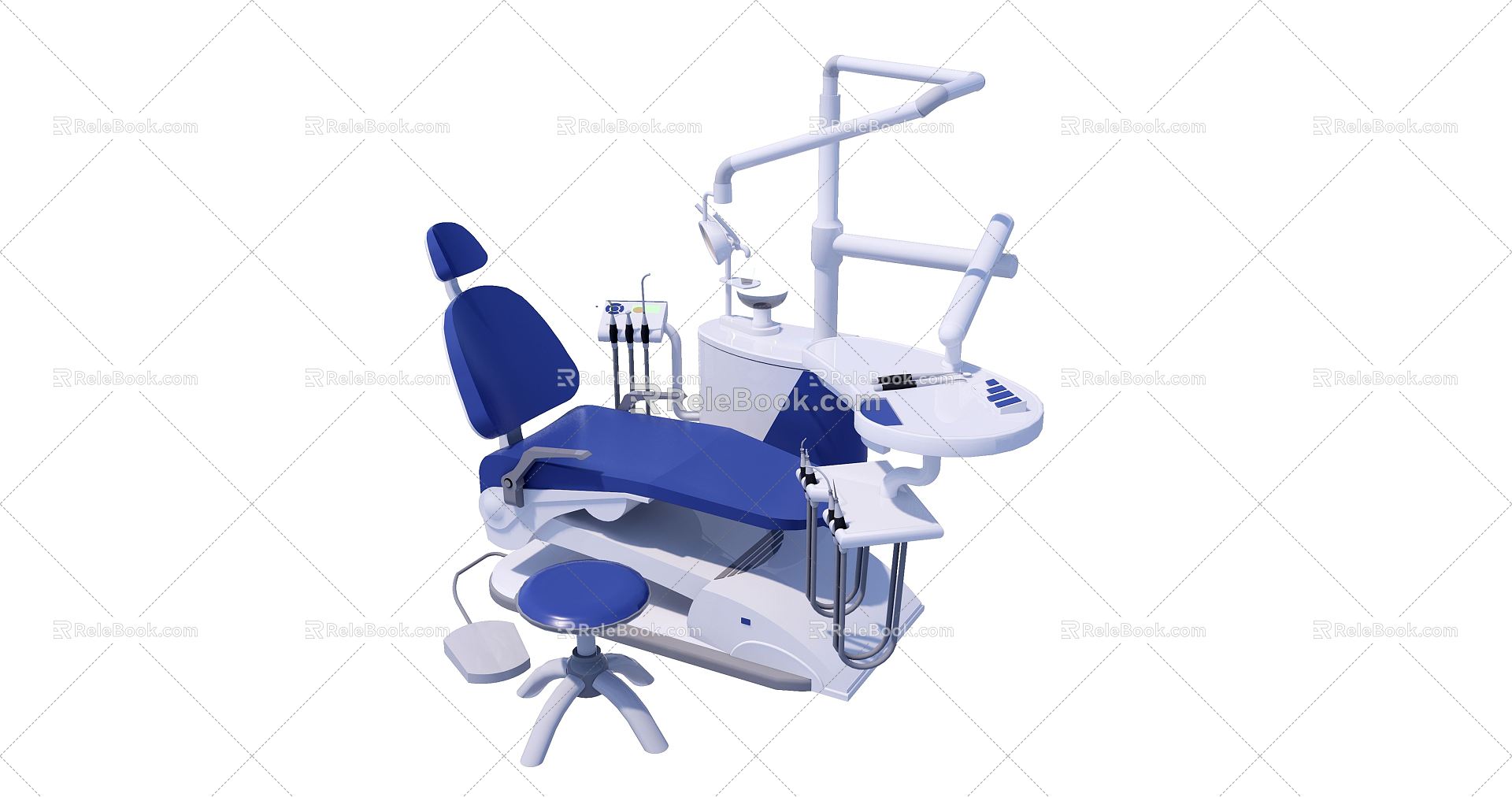 Modern Dental Chair Dentist Medical Devices 3d model