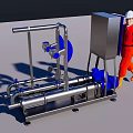 batching and mixing equipment 3d model