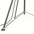 Professional Studio Photography Lights With Softbox And Black Reflector On Tripods