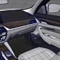 White BMW Luxury Sedan With Sleek Exterior Design And Modern Features
