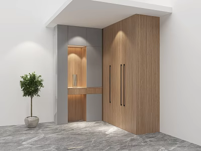 Modern Wardrobe Custom Wardrobe Bathroom Cabinet 3d model