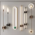Modern Wall Lamps With Various Designs Metal Brass Black White Finishes And Green Stone Accent