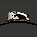 Modern Cowboy Hat Fashion Cowboy Hat Western Cowboy Hat Men's Cowboy Hat 3d model