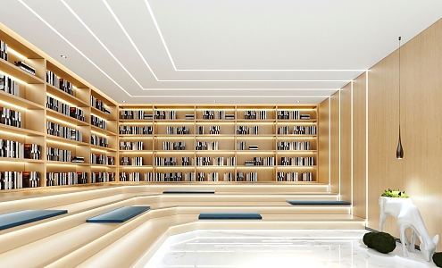 Modern Bookstore 3d model