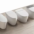 Smart toilet 3d model